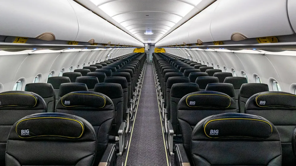 Big Front seats on Spirit Airlines